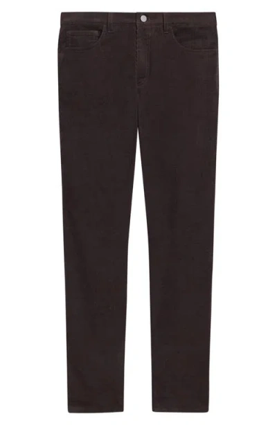 Theory Slim Fit Stretch Corduroy Pants In Hickory