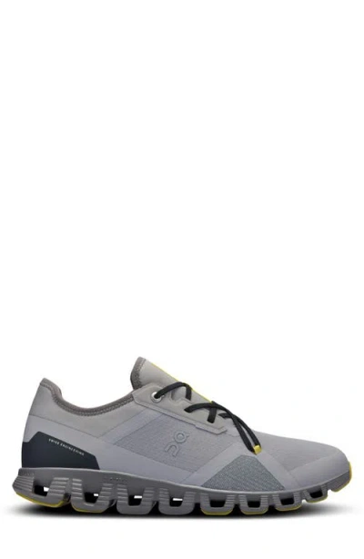 On Cloud X 3 Ad Hybrid Training Shoe In Fog/ Gecko