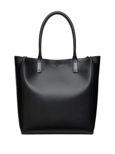 Valentino Medium Vlogo Locker Tote Bag In Black