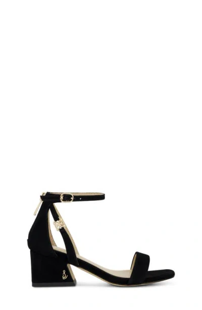 Sam Edelman Little And Big Girls Delaney Dezi Ankle Strap Dress Heel In Black