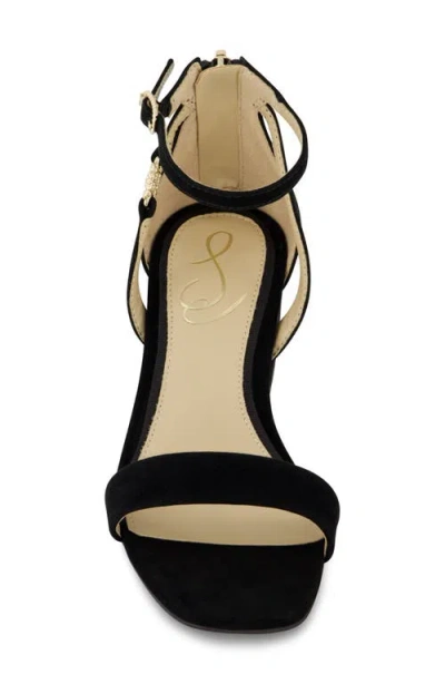 Sam Edelman Little And Big Girls Delaney Dezi Ankle Strap Dress Heel In Black