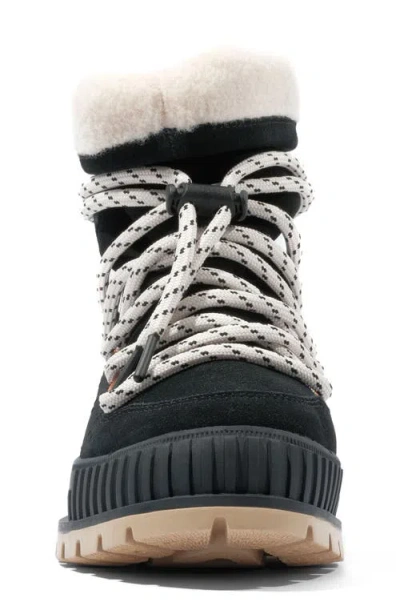 Palladium Womens Pallashock Hiver Boots In Black