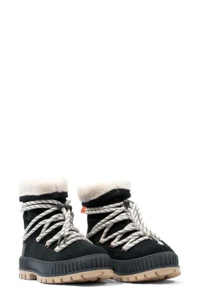 Palladium Womens Pallashock Hiver Boots In Black