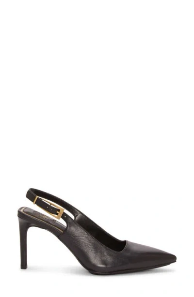 Shop Vince Camuto Brendie Slingback Pump In Black Glossy Croco Patent