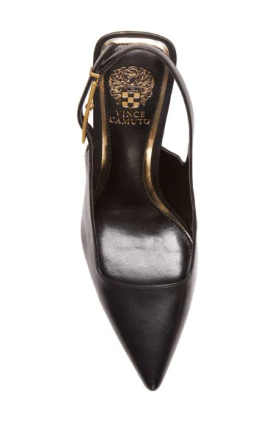 Shop Vince Camuto Brendie Slingback Pump In Black Glossy Croco Patent