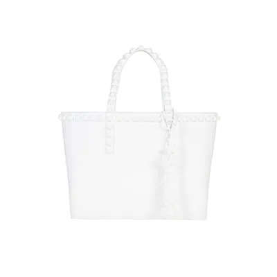 Carmen Sol Grazia Mini Tote In White