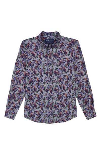 Robert Graham Ziton Tailored Fit Floral Cotton Button-up Shirt In Multi