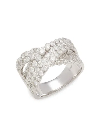 Effy Women's 14k White Gold & Diamond Ring In White Gold