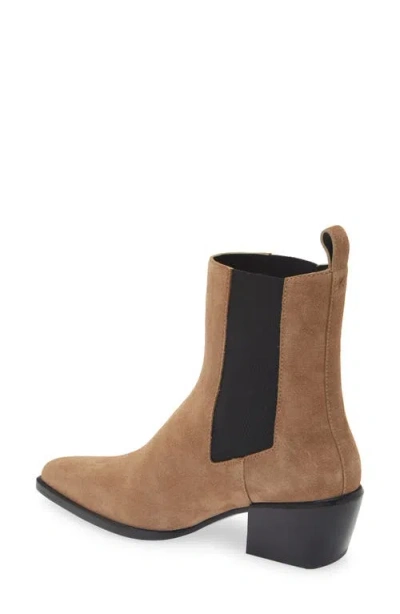 Rag & Bone Joni Suede Chelsea Booties In Camelsde
