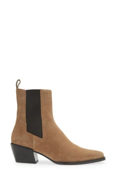 Rag & Bone Joni Suede Chelsea Booties In Camelsde
