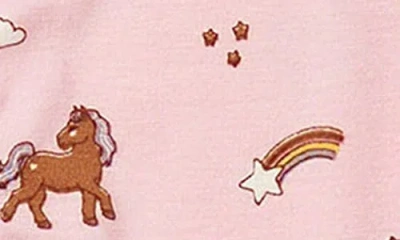 Hatley Ponies Ruffle Footie In Marys Rose