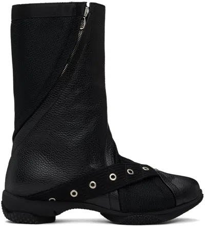 Shop Kiko Kostadinov Black Scarpitta Boots In Nero