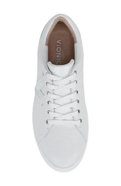 Vionic Kearny Platform Sneaker In Smooth White