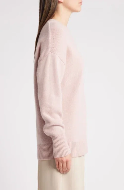 Shop Rue Sophie Boulogne Wool & Cashmere Sweater In Rose