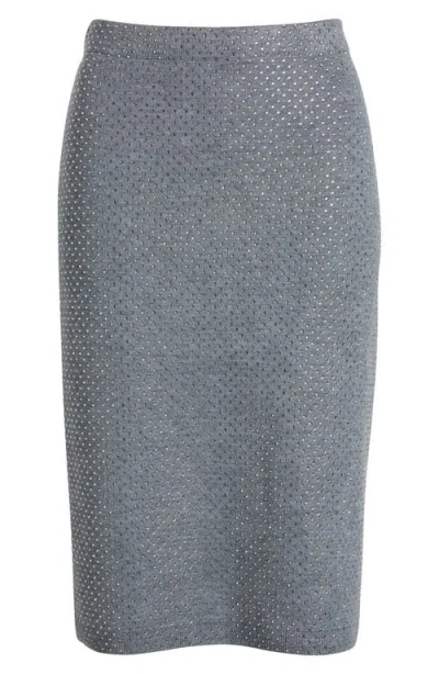 Kobi Halperin Winslet Beaded Skirt In Grey Melan