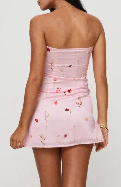 PRINCESS POLLY PRINCESS POLLY IRENA STRAPLESS SATIN MINIDRESS 