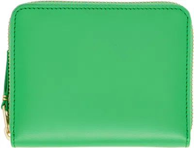 Shop Comme Des Garçons Green Classic Leather Line Wallet In 2 Green