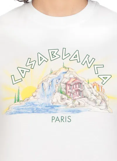 Shop Casablanca T-shirts And Polos White