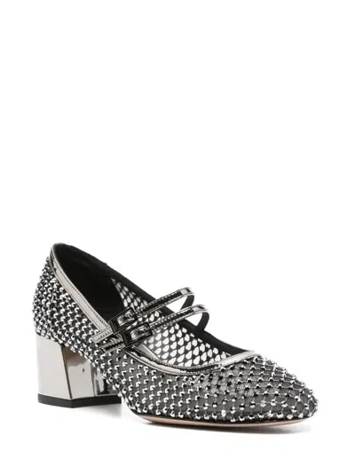 Le Silla Grey Heel Shoes In Grey