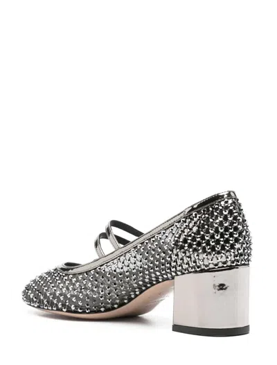 Le Silla Grey Heel Shoes In Grey