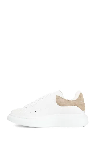 Shop Alexander Mcqueen Man White Sneakers