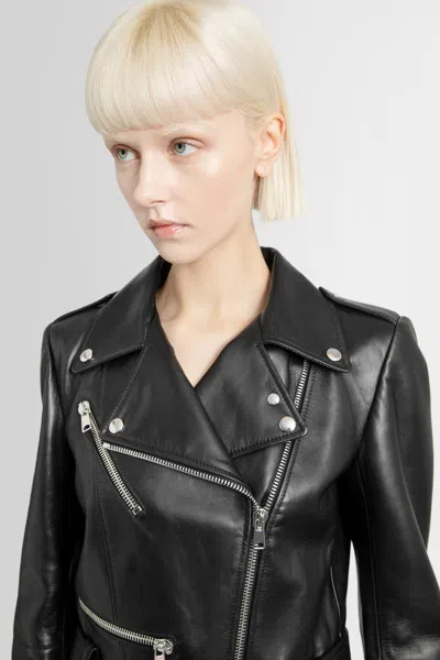 Shop Alexander Mcqueen Woman Black Jackets