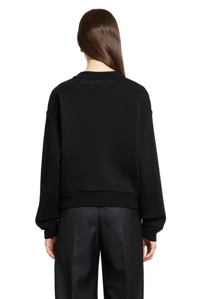 Alexander Mcqueen Cotton Crew-neck Sweatshirt In Black
