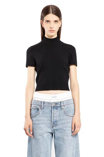 Shop Alexander Wang Woman Black Tops