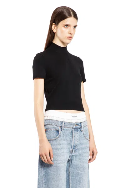 Shop Alexander Wang Woman Black Tops