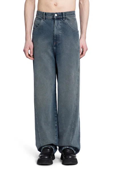 Andrea Ya' Aqov Man Blue Jeans In Blue