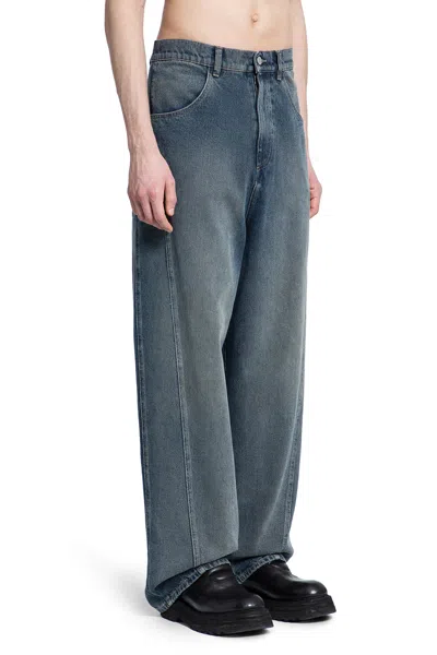 Andrea Ya' Aqov Man Blue Jeans In Blue