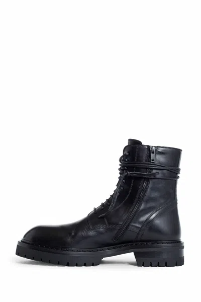 Ann Demeulemeester Danny Leather Ankle Boots In Black