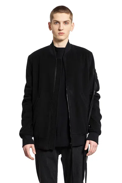 Ann Demeulemeester Dries Bomber Jacket In Black