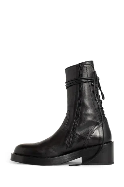 Shop Ann Demeulemeester Woman Black Boots