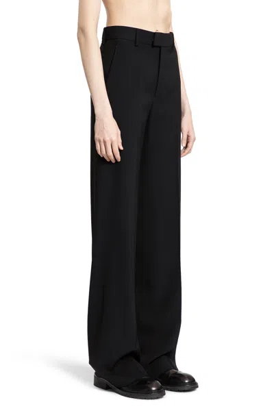Ann Demeulemeester Maaike Flared Leg Comfort Trousers In Black