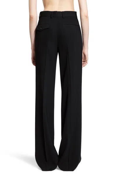Ann Demeulemeester Maaike Flared Leg Comfort Trousers In Black