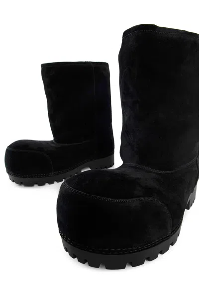 Shop Balenciaga Man Black Boots