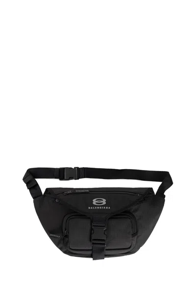 Shop Balenciaga Man Black Fanny Packs