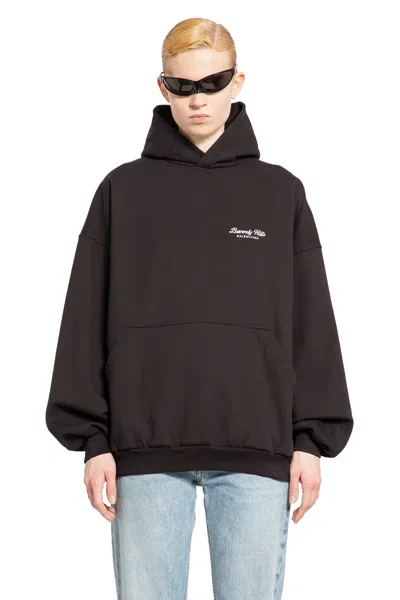 Balenciaga Women's Hoodie Over Beverly Hills Black | Size 2 | 739024tqvs7 In Brown