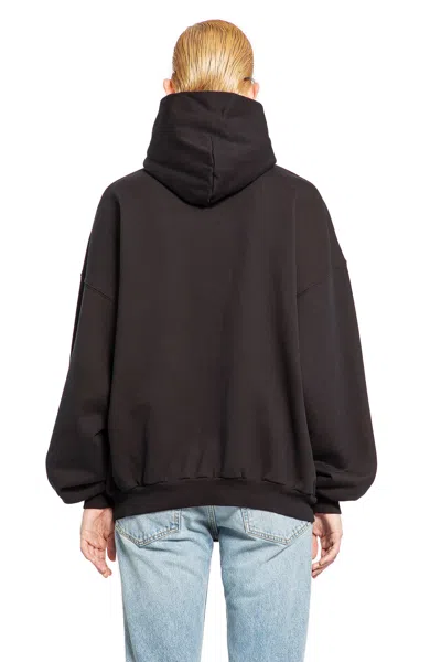 Balenciaga Women's Hoodie Over Beverly Hills Black | Size 2 | 739024tqvs7 In Brown