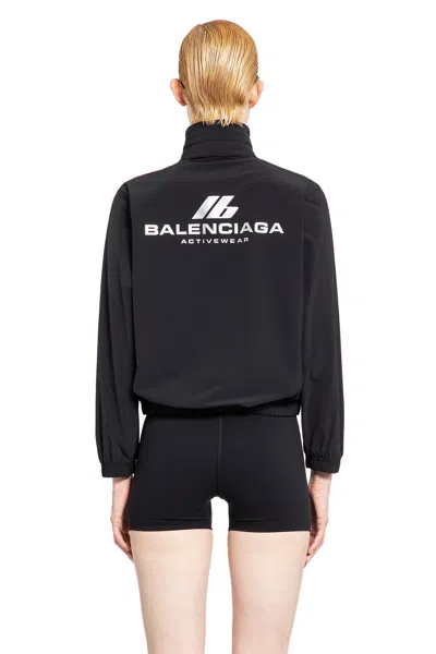 Shop Balenciaga Woman Black Sweatshirts