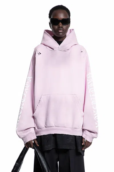 Shop Balenciaga Woman Pink Sweatshirts