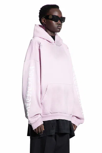 Shop Balenciaga Woman Pink Sweatshirts