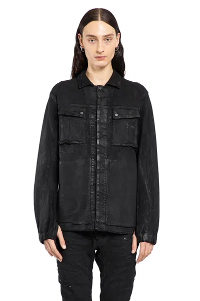 Boris Bidjan Saberi Man Black Jackets In Black