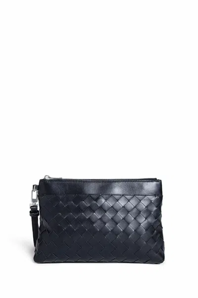 Shop Bottega Veneta Man Black Clutches & Pouches