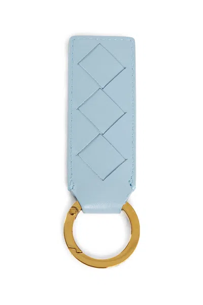 Shop Bottega Veneta Woman Blue Keychains