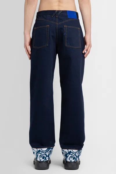 Shop Burberry Man Blue Jeans