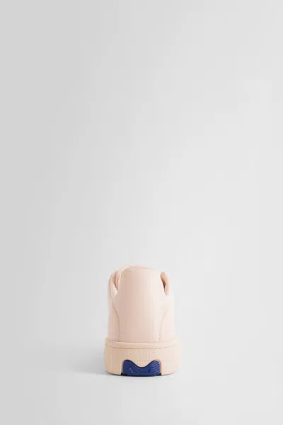 Shop Burberry Woman Pink Sneakers