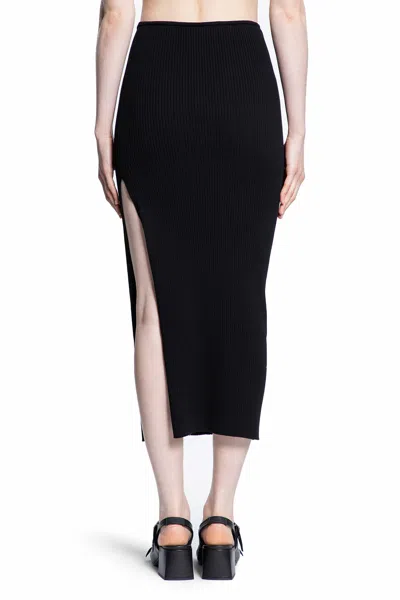 Shop Courrèges Woman Black Skirts