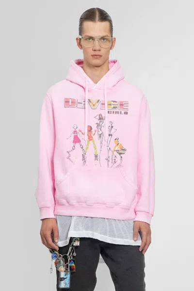 Shop Doublet Man Pink Sweatshirts